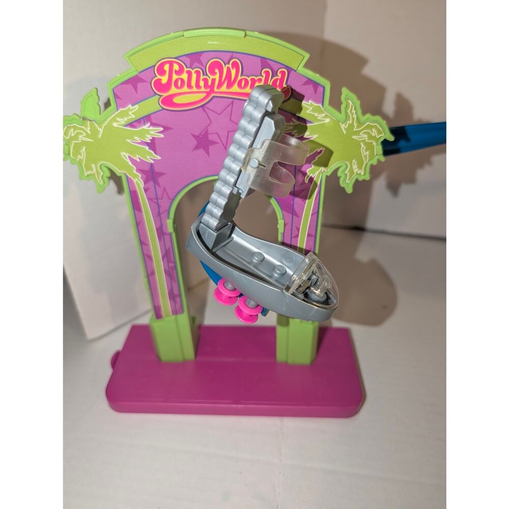 Polly Pocket Polly World Rockin' Theme Park Playset Lights Sounds Near Complete - Picture 6 of 9